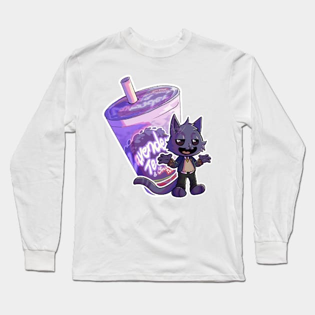 Catnap Tea Long Sleeve T-Shirt by Dolokos